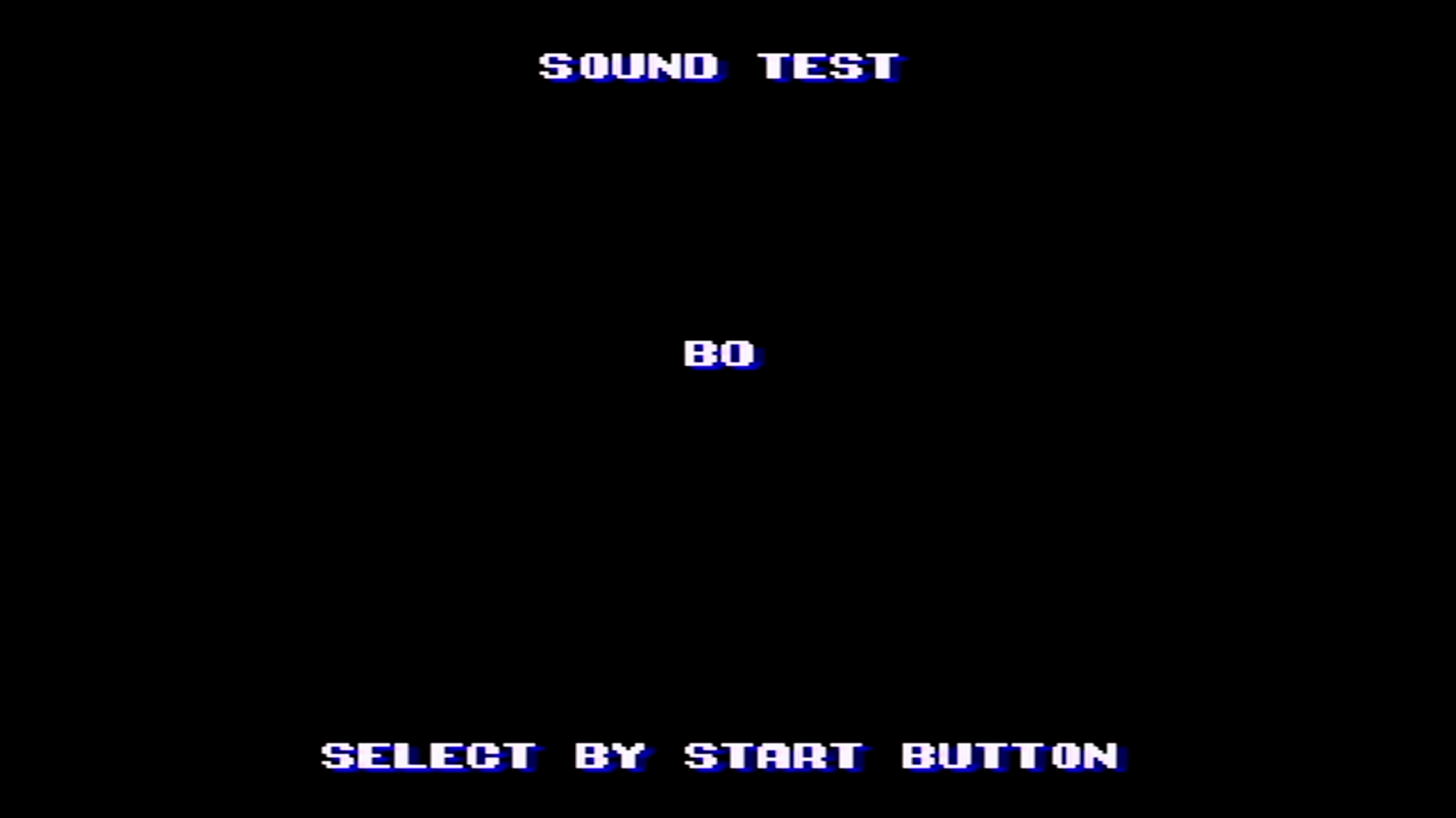 sound test screen